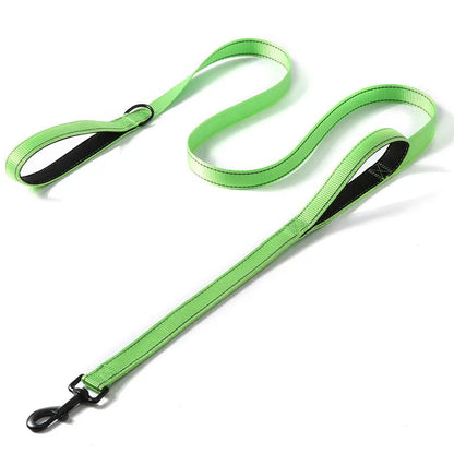 Double Handle Heavy Duty Nylon Dog Leash For Dog