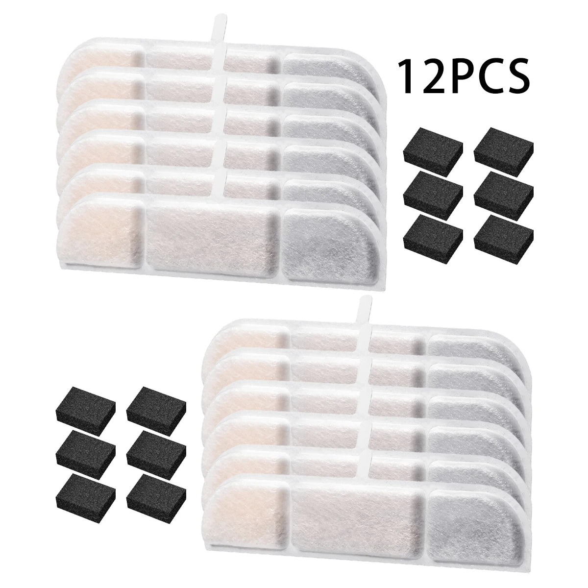 6/12 Pack Cat Water Fountain Replacement Filters