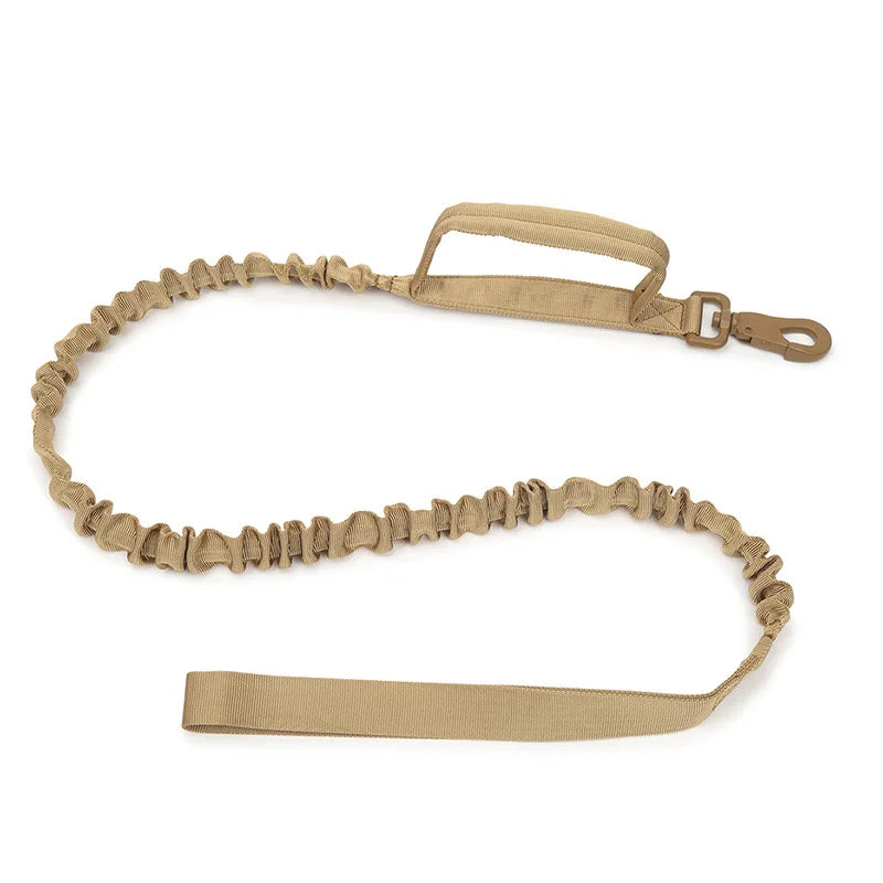 Military-grade khaki leash