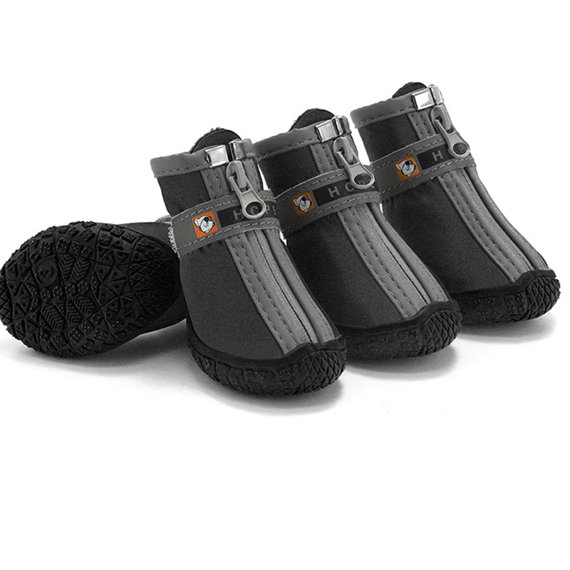 Small Dog Shoes Non-Slip Soles Thick Plush Protection