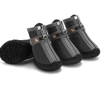 Small Dog Shoes Non-Slip Soles Thick Plush Protection