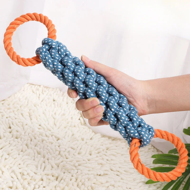 Cotton Rope Interactive Dog Tug Toy