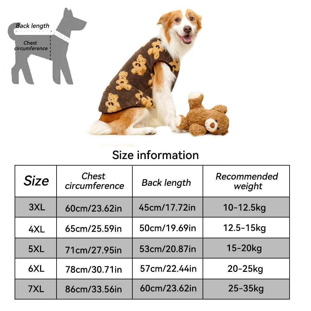 Pet Warm Flannel Clothes Pet Winter Coat for Dog and Cat