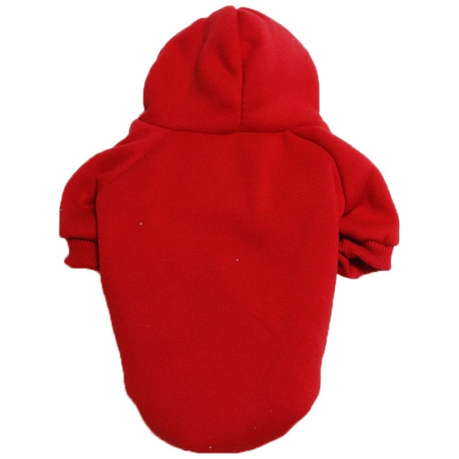 Winter Dog Clothes Sport Hoodies Sweatshirts Warm for Small Medium Large Dogs