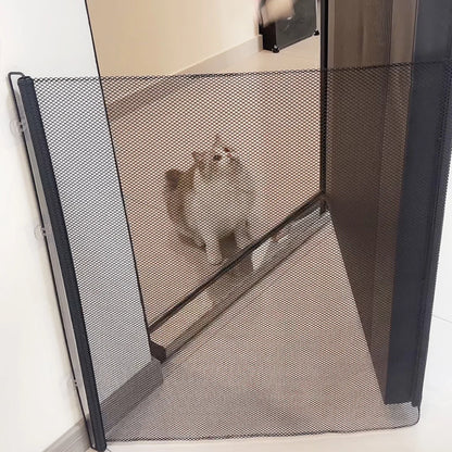 Retractable Pet Door Mesh Dog Fence