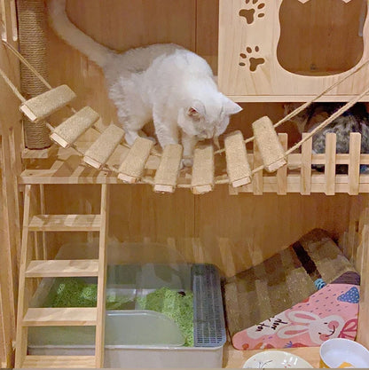 Cat Scratcher Rope Ladder Climber