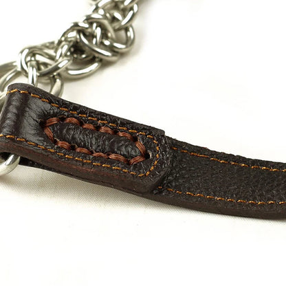Martingale Leather Collar No Pull Anti-Escape Training Dog Collar