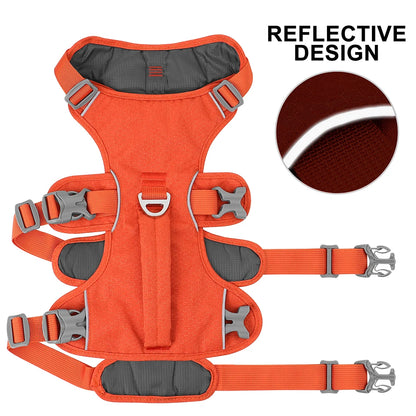 Reflective Dog Harness Nylon Pet Vest With Handle for Small Medium Dogs