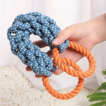 Cotton Rope Interactive Dog Tug Toy