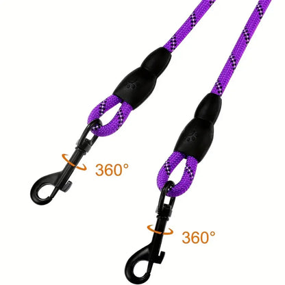 Dual Dog Leash - 360 Swivel Walking Leash for Small Dogs
