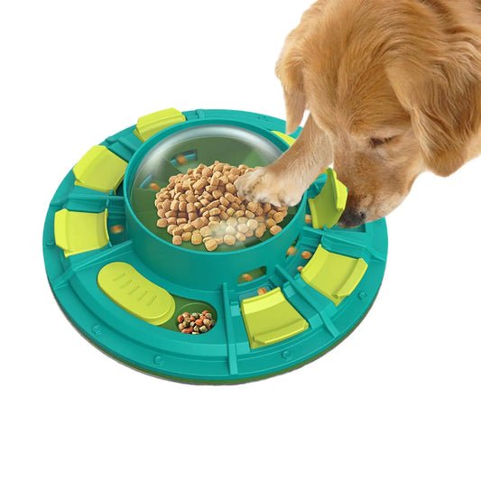Interactive Dog Food Dispenser Puzzle Toy