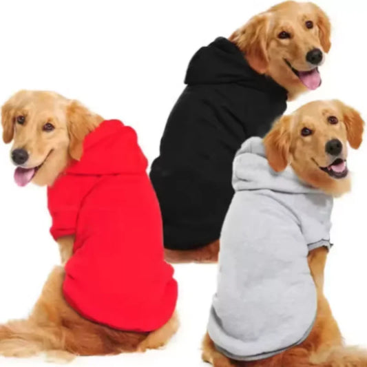 Winter Dog Clothes Sport Hoodies Sweatshirts Warm for Small Medium Large Dogs