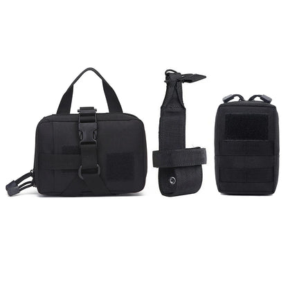 3Pcs Dog Tactical Bags Attaching on Harness Vest