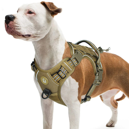 Tactical Adjustable Breathable Dog Harness for Medium Large Dog