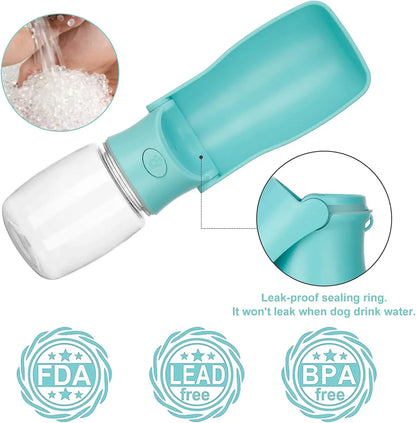 Foldable Dog Water Bottle for Outdoor Walking
