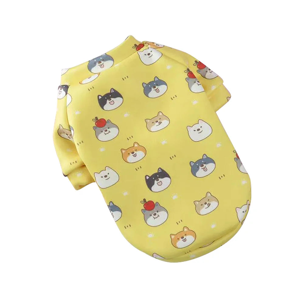 Winter Print clothes for Puppy, Small Medium dog and cat