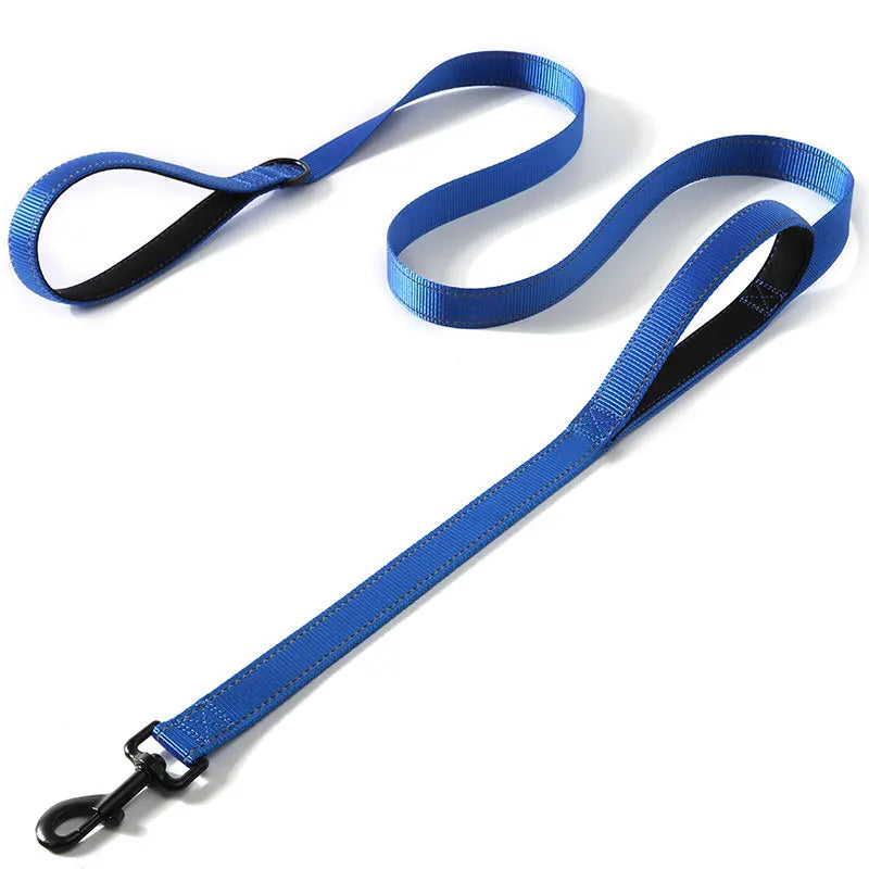 Double Handle Heavy Duty Nylon Dog Leash For Dog