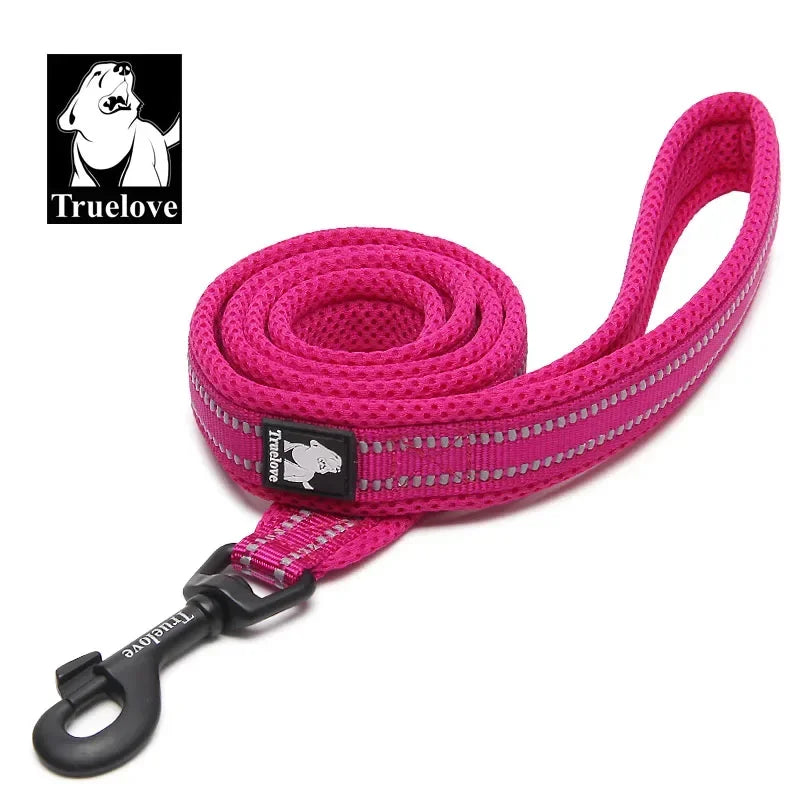 Truelove Dog Leash Reflective Nylon Mesh Soft Padded