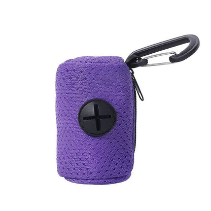 Pet Poop Bag Holder: Waste Bag Dispenser with Leash Hook