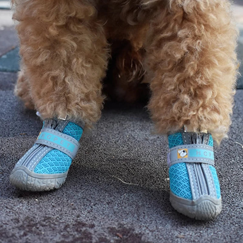 Small Dog Shoes Non-Slip Soles Thick Plush Protection