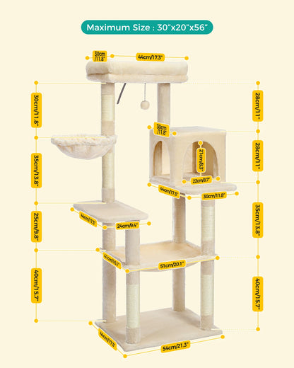 Cat Tree Tower Climb Scratching Post