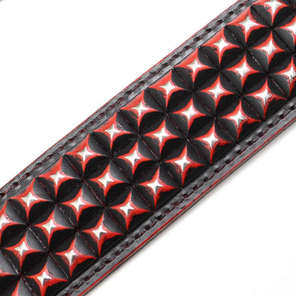 Original Leather Dog Collar 2inch Wide Luxury Riveted Necklace for Medium Large Dogs