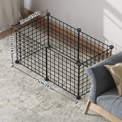 Dog cage Wire mesh fence indoor pet escape barrier