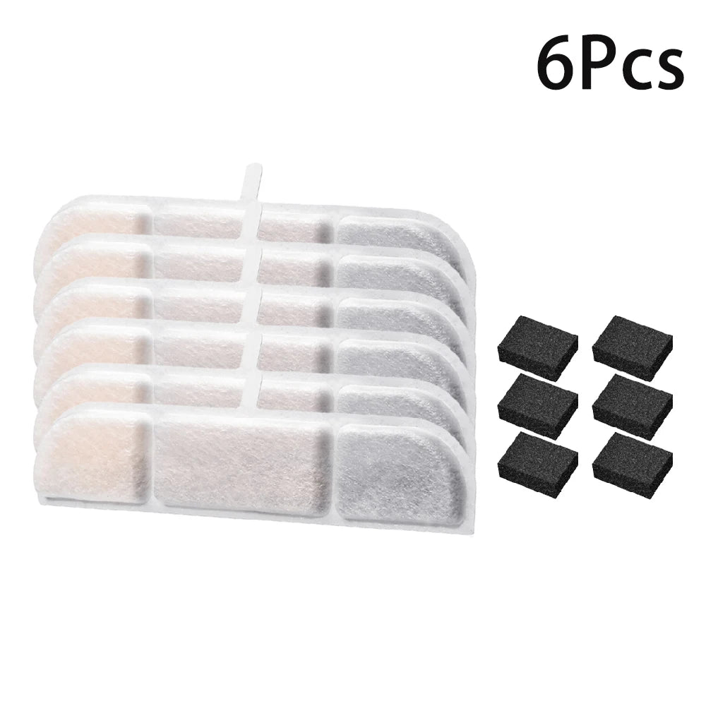 6/12 Pack Cat Water Fountain Replacement Filters