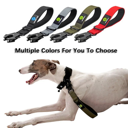 Dog Neck Leash - Nylon Short Walking Traffic Lead for Large Dog