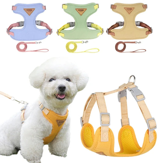 Puppy Harness and Leash Set for Small and Medium Dog