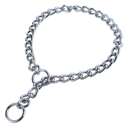 Stainless Steel Adjustable  Slip Chain Collar For Dog