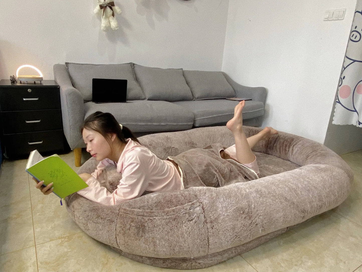 Giant Dog Bed for Humans Detachable Washable