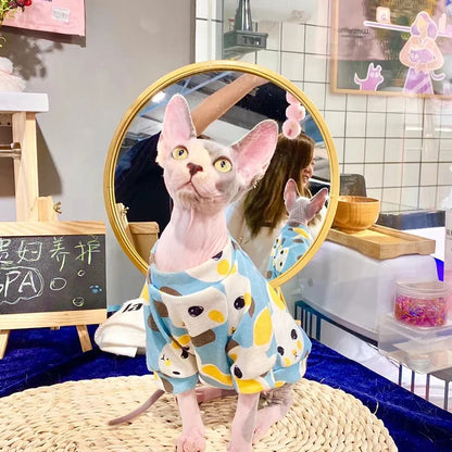 Winter Print clothes for Puppy, Small Medium dog and cat