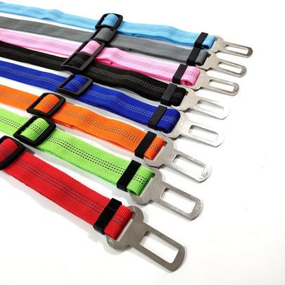 Nylon Adjustable Dog Car Seat Belt Harness for Dogs
