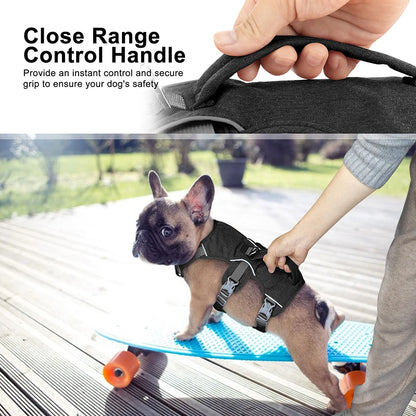 Reflective Dog Harness Nylon Pet Vest With Handle for Small Medium Dogs