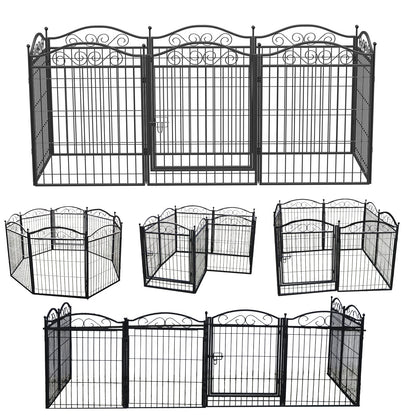 8 Panels Dog Playpen 32 Inch Height in Heavy Duty
