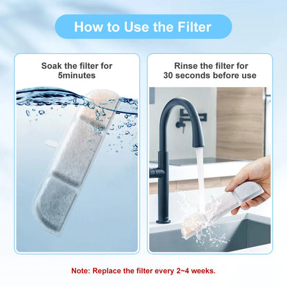 6/12 Pack Cat Water Fountain Replacement Filters