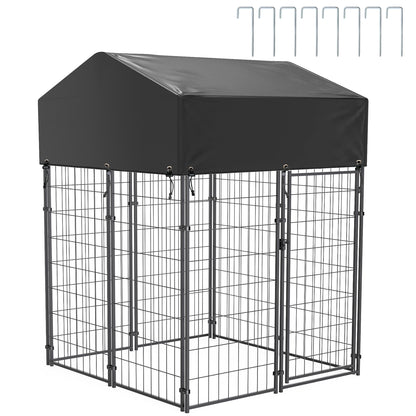 Large Dog Welded Wire Kennel for Outdoor
