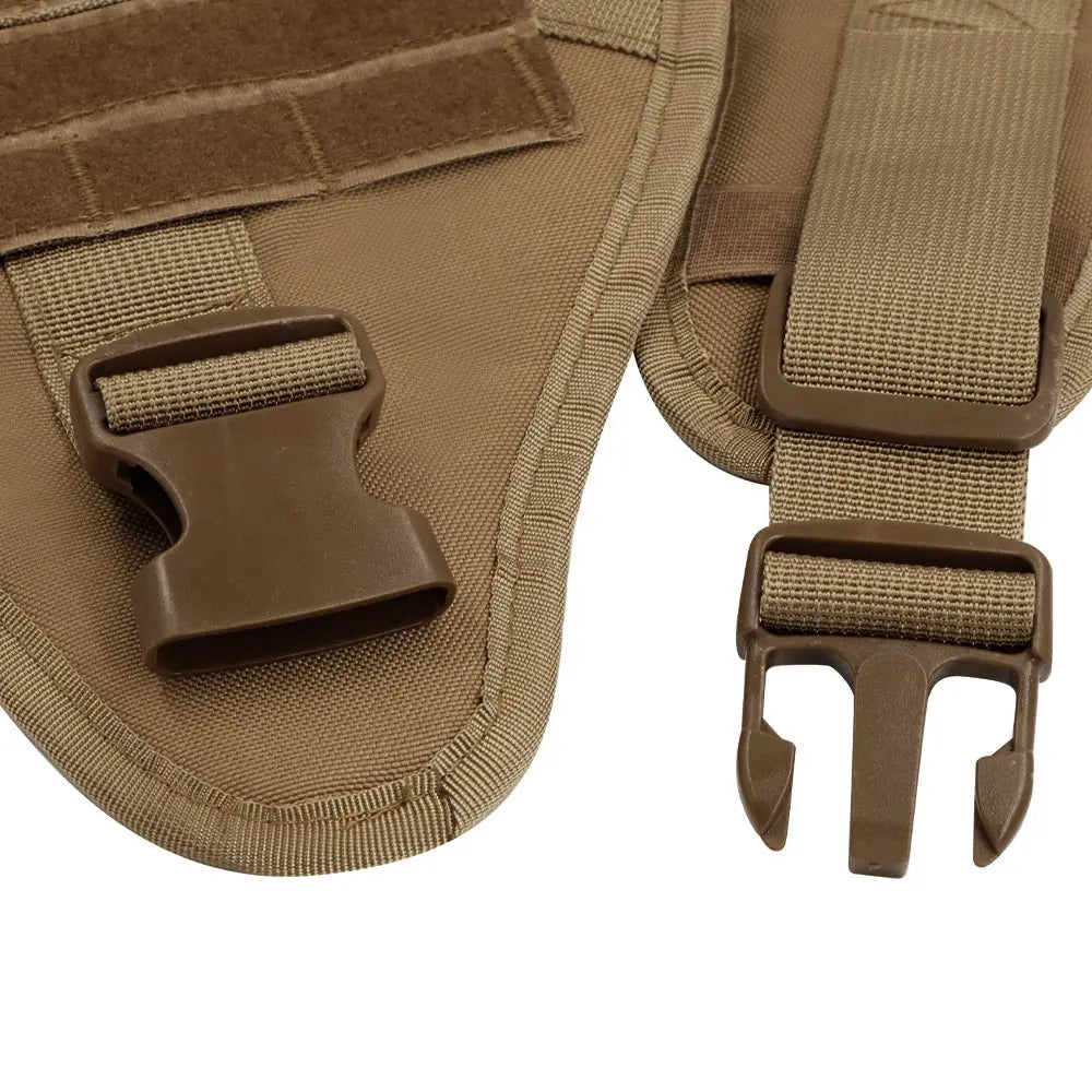 Large or Medium Dog Harness and Leash Set: Military Grade Tactical Harness