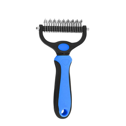 Professional Pet Deshedding Brush Fur Knot Cutter Hair Remover for Dog and Cat