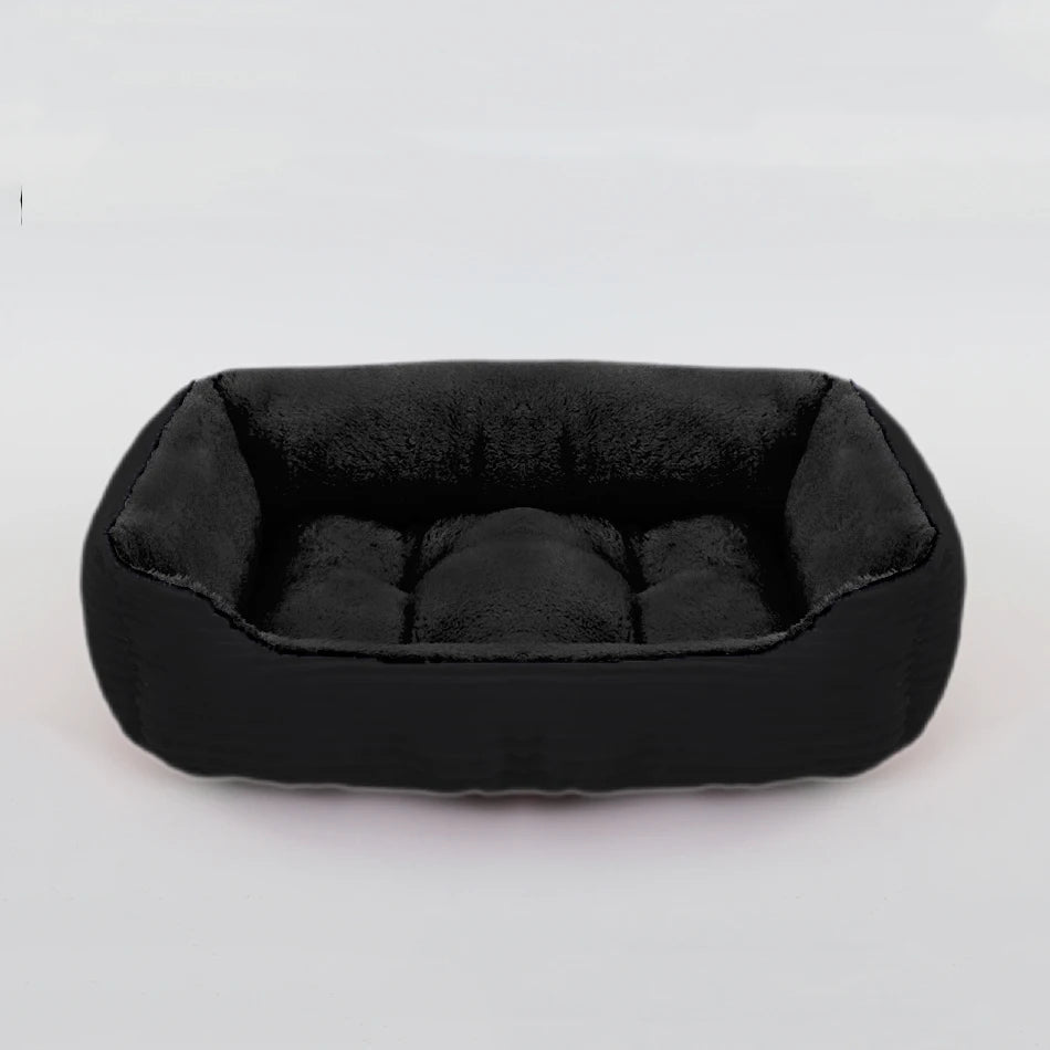 Sofa Bed for Dog Cat Square Plush Kennel