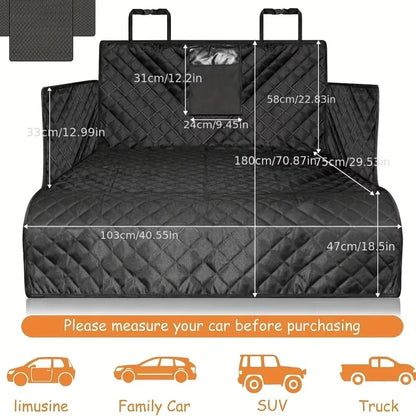 Dog carrier car seat cover with different size