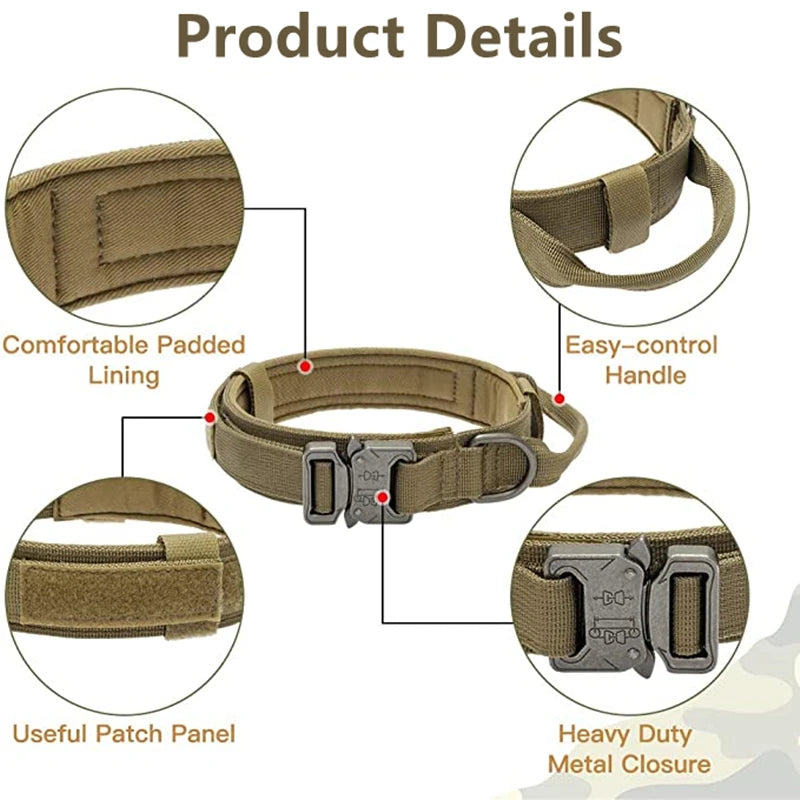 Military-grade dog collars product details