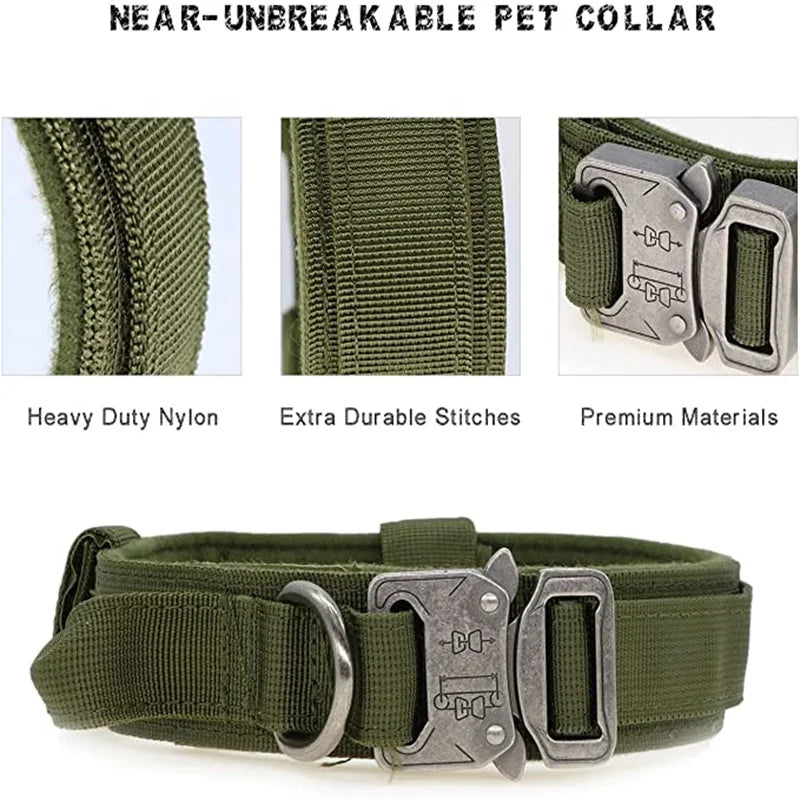 Unbreakable military-grade dog collars 
