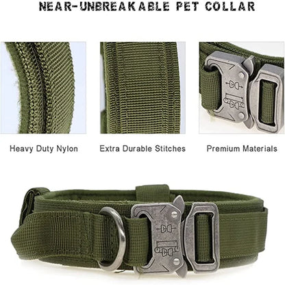 Unbreakable military-grade dog collars 