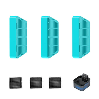 ROJECO Water Fountain Replaceable Filter For 2.2L Wireless Cat Water Fountain