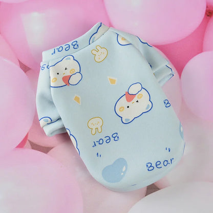 Winter Print clothes for Puppy, Small Medium dog and cat