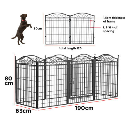 8 Panels Dog Playpen 32 Inch Height in Heavy Duty