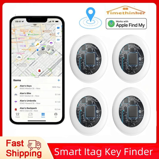 Smart Bluetooth Pet Locator GPS Tracker Airtag for iOS