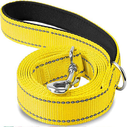 Dogs Lead Strap Night Reflection Walking or Training Leash